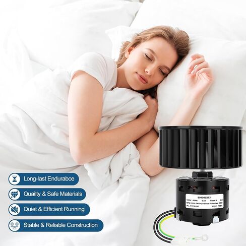 S99080273 99080273 Bathroom Fan Motor & Blower Wheel Kit with S99100412 Motor Mounting Rubbers, High Airflow Low Noise, Compatible with S90, ACS90, HS90, NS90, MS90 in Kuwait