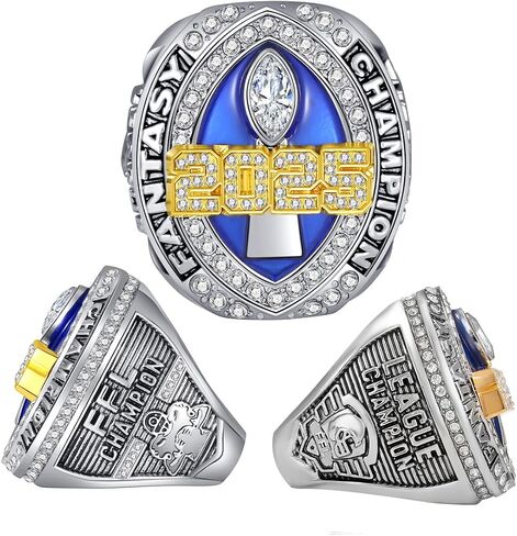 2025 Massive Fantasy Football Championship Trophy Ring FFL WINIER MVP Collectible Gift in Kuwait