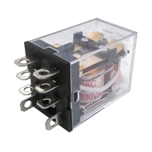 1 قطعة JQX-13F (D) التيار المتناوب 380 فولت لفائف DPDT 8Pin مصغرة عالية الطاقة التتابع الكهرومغناطيسي in Saudi Arabia