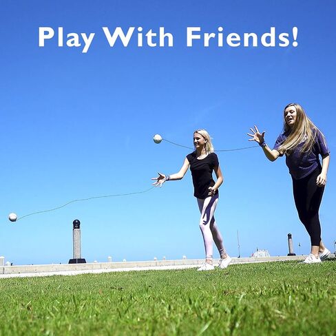 Return Ball - Basketball - Fun Single Player Toy for Indoor or Outdoor Play - Wrist Rebound Ball Fun for Friends and Family - Great as a Gift or a Present - Improve Coordination and Reaction Time in Kuwait