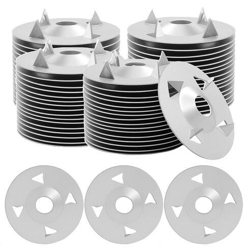 Hitefu 1-1/8 Inch Galvanized Steel Foam Board Fasteners, 300 Pcs | Metal Washer Screw Fasteners, For Go Board, Fixing Fastening Installation, Foam Board Panels in Kuwait
