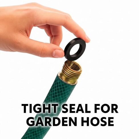 30 Pack 1/2 Inch Rubber Hose Washers, Replacement Leak-Proof Seals Gasket for Shower Head, Faucet and Water Pipe, Tap Connector O-Rings for Bathroom Kitchen Garden, OD 19mm ID 11mm Thickness 3mm in Kuwait