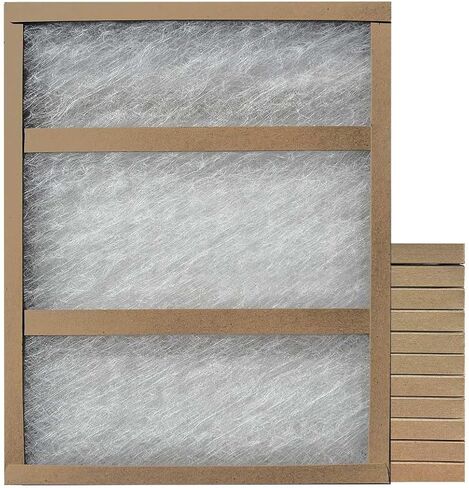 20 × 25 × 1 مرشحات هواء من الألياف الزجاجية، 12 حزمة، مكيف هواء وفرن، جلاس فلوس | تصميم مزدوج الدعامة لتوفير مساحة مفتوحة أكبر بنسبة 10%؛ إطار من الورق المقوى للخدمة الشاقة؛ يمكن التخلص منها، لا توجد أجزاء معدنية؛ صنع في الولايات المتحدة الأمريكية in Saudi Arabia