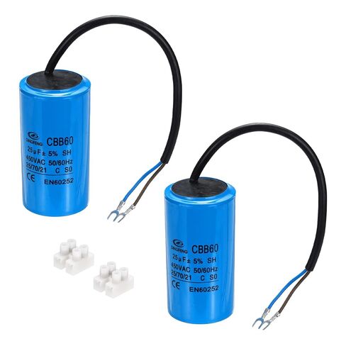 PATIKIL CBB60 35uF Running Capacitors, AC 450V 2 Wires 50/60Hz Cylinder 94x50mm for Air Compressor Motor, Washing Machines, Refrigerators Motor Start,2Set in Kuwait