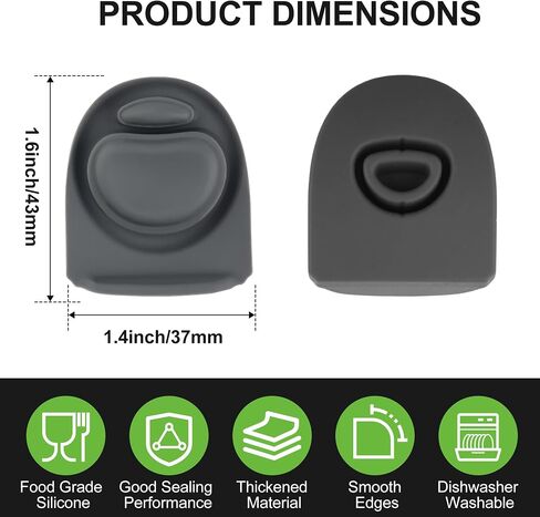Rubber Seal Stopper for Owala FreeSip Spout Lid,Silicone Seal Stopper for Free Sip 40 32 25 24 16 oz, Rubber Insert Gasket for Owala Lid,Gray 4pcs in Kuwait