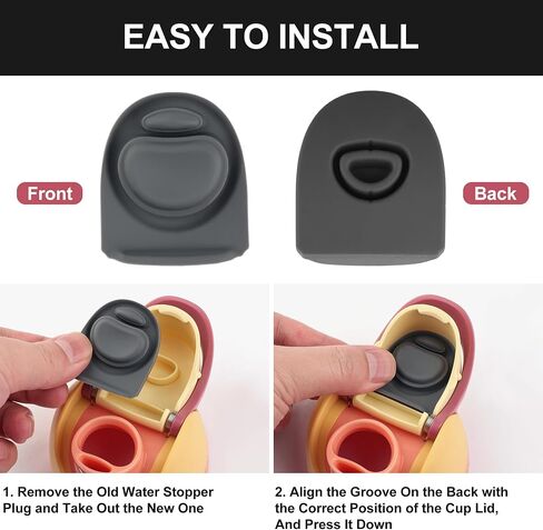 Rubber Seal Stopper for Owala FreeSip Spout Lid,Silicone Seal Stopper for Free Sip 40 32 25 24 16 oz, Rubber Insert Gasket for Owala Lid,Gray 4pcs in Kuwait