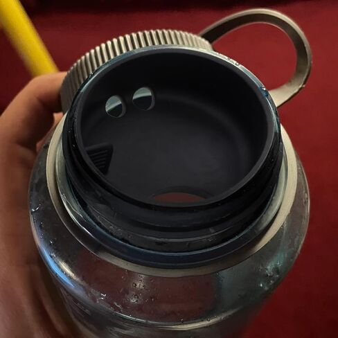 TiciKim 3 عبوات من السيليكون Splashguard لزجاجة Nalgene ذات فم واسع 32 أونصة - تناسب معظم زجاجات الفم مقاس 53 مم - واقي رذاذ واسع الفم لملحقات زجاجات مياه Nalgene (أسود) in Kuwait