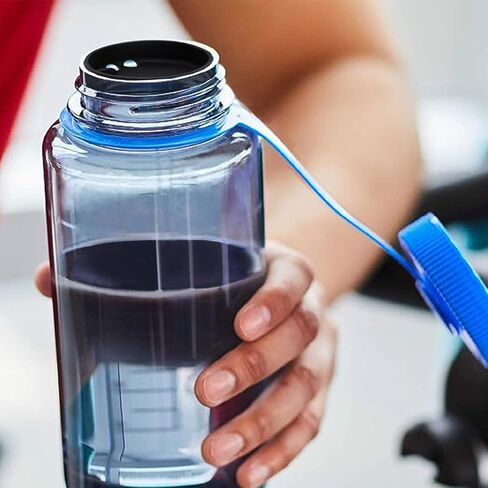 TiciKim 3 عبوات من السيليكون Splashguard لزجاجة Nalgene ذات فم واسع 32 أونصة - تناسب معظم زجاجات الفم مقاس 53 مم - واقي رذاذ واسع الفم لملحقات زجاجات مياه Nalgene (أسود) in Kuwait