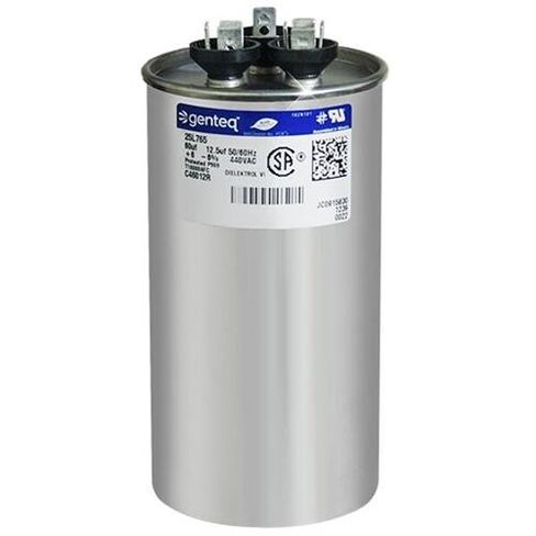 60/12.5 MFD uF 60+12.5 Dual Run Capacitor 440 vac Volts AC Motor # 25L765 C46012R in Kuwait