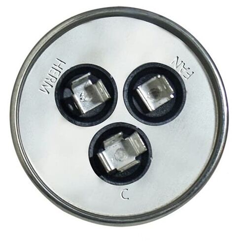 60/12.5 MFD uF 60+12.5 Dual Run Capacitor 440 vac Volts AC Motor # 25L765 C46012R in Kuwait