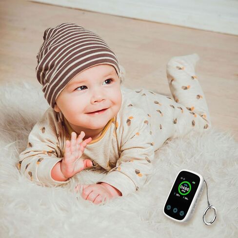 Rechargeable CO2 Alarm Travel/Camping Carbon Dioxide Warning With Temperature/Humidity Display Portable CO2 Meter in Kuwait