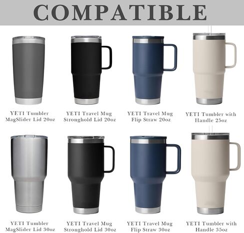 حذاء Linkidea لزجاجة المياه متوافق مع YETI Rambler Tumbler 20oz/30oz، كوب السفر 20oz/30oz، سيليكون مضاد للانزلاق غطاء غطاء سفلي لزجاجة المياه (أسود / 2 حزمة)، CPS-022-01 in Kuwait