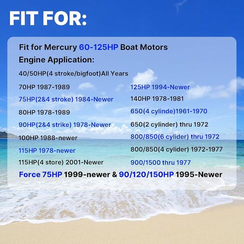 Max Motosports Aluminum Propeller 48-77344A45 fit Mercury Outboard Engine 13-1/4x17 Marine 60 75 90 100 115 125HP Prop 13.25 x 17 Pitch 15 Tooth Spline in Kuwait