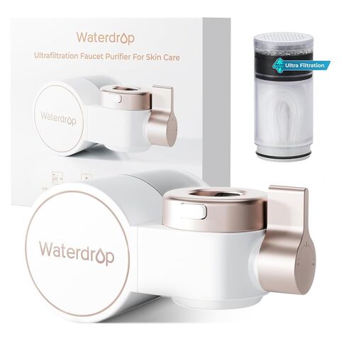 Waterdrop BFT1 Skincare Bathroom Sink Filter, Water Filter for Sink Faucet, 0.000001 mm, Reduces 99.9% Chlorine, Skin Redness & Scale Control, Water Softner, NSF Certified (1 Filter Included) in Kuwait