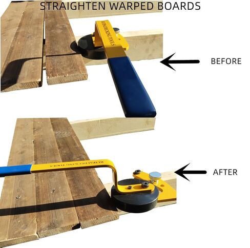 Deck Straightening Tool - Easy and Fast Solution for Fixing Deck Board Warping During Installation in Kuwait