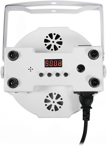 (10) Rockville RockPAR50 WHT LED RGB Compact Par Can أضواء غسيل DJ/Club DMX in Kuwait