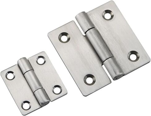 Stainless Steel Square Bearings Hinges Industrial Electrical Machinery Equipment Door 1Pcs(50x50(Brushed)) in Kuwait