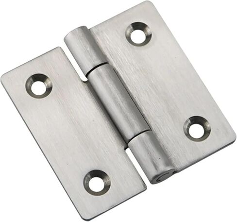 Stainless Steel Square Bearings Hinges Industrial Electrical Machinery Equipment Door 1Pcs(50x50(Brushed)) in Kuwait