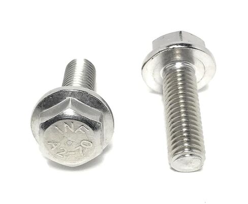 M8-1.25 x 25 Stainless Steel Flange Bolt DIN 6921 A2 Stainless Steel (25 Pieces) M8x25 in Kuwait