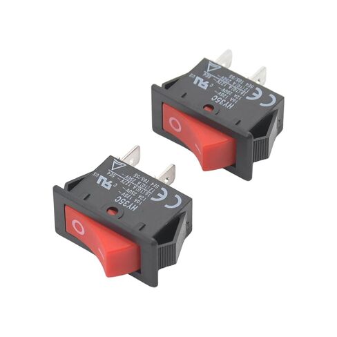 2Pcs HY35C SPST Rocker Switch, 2-Pin ON-Off Push Button Switch AC 125/250V 16/12A for Household Appliances and Industrial Equipment, Electric Rocker Switch in Kuwait