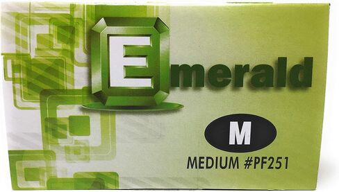 قفازات Emerald Digi، قفازات لاتكس خالية من البودرة للاستعمال مرة واحدة (متوسطة) in Kuwait