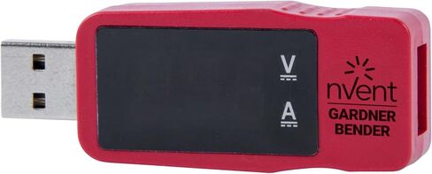 nVent GARDNER BENDER GUSB-3450 USB Multimeter Digital Tester for Voltage, Current, and Polarity, Pocket Diagnostic Tool with High-Impact Housing for Charging Cables (Formerly: Gardner Bender) in Kuwait