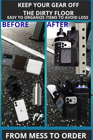 Magnetic gym bag Water bottle Drink carrier Water bottle holder with strap Gym bag essentials for men Gym gifts for women Waterbottle crossbody bag Bolsa magnetica para gym in Kuwait
