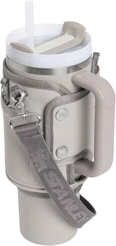 STANLEY All Day Quencher Carry All for 40 oz Tumbler with Handle | Crossbody Bag with Phone Holder Pocket, Card Sleeve & Detachable Strap | Water Bottle Carrier Bag | BPA-Free | Ash in Kuwait