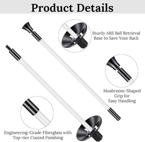 2 Pack Golf Flagpole - Portable Detachable Design - Ball Retrieval Base, Perfect for Backyard Practice Putting Green, Country Club, Driving Range (3FT Height) in Kuwait
