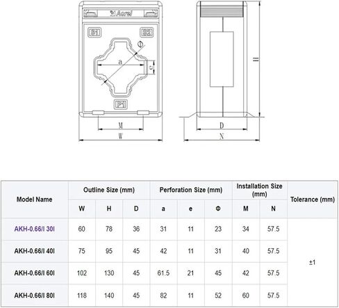 محول تيار صلب 100/5A AKH-0.66/I 30I فئة 0.5 50-60 هرتز in Kuwait