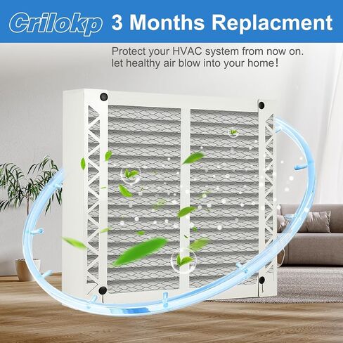2 Pack 410 Replacement Filter Compatible with AprilAire Whole House Air Purifiers Model 1410, 1610, 2410, 2416, 3410, 4400,Size:16x25x4(15.5" x 27.36" x 3.77") MERV 11 Pleated HVAC AC Furnace Filter in Kuwait