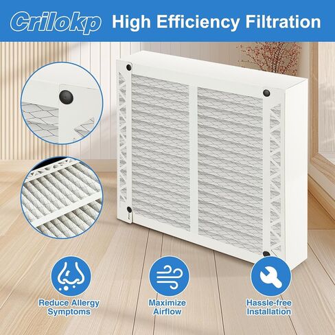 2 Pack 410 Replacement Filter Compatible with AprilAire Whole House Air Purifiers Model 1410, 1610, 2410, 2416, 3410, 4400,Size:16x25x4(15.5" x 27.36" x 3.77") MERV 11 Pleated HVAC AC Furnace Filter in Kuwait