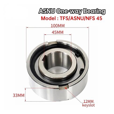 1 قطعة ASNU45 NFS45 TFSS45 45X100X33 ملليمتر محمل أحادي الاتجاه in Kuwait