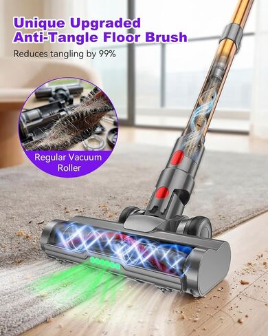YU7 Max Cordless Vacuum Cleaner, 650W 55kPa Stick Vac with Intelligent Auto Mode, Up to 80 Min Long Runtime, Self-Standing Wireless Vaccum for Home, Pet Hair, Carpets & Hard Floors in Kuwait