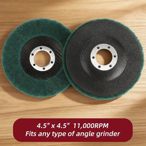 Sibba 15 Pcs 4 1/2 Inch Scour Flap Disc 180# 320# 800# Grit Coarse Polishing Grinding Wheel Angle Grinder Attachment for Metal Stainless Steel, Scouring Pads Scuff Sanding Discs Paint Rust Remover in Kuwait