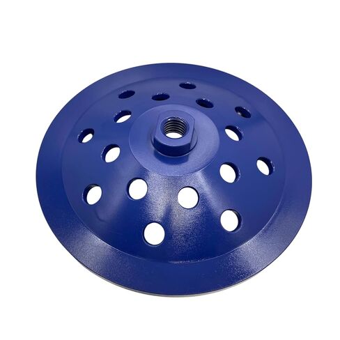 PCD Cup Wheel for Concrete Floor Surface Coating and Urethane, Epoxy Removal, 7-Inch 9 Quarter-Segment, 5/8"-11 Threaded Diamond Grinding Disc in Kuwait