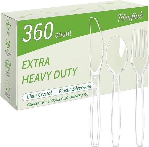 Pleafind 72-Pieces Silverware Set for 12, Flatware Set with Steak Knives, Stainless Steel Cutlery Set, Include Forks Spoons and Knives Set, Dishwasher Safe Utensil Sets for Home Restaurant in Kuwait