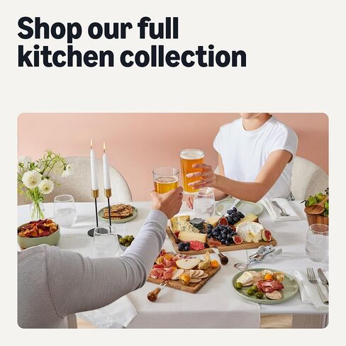 Amazon Basics Pint Glasses, 16 oz., Dishwasher-Safe, 4-Piece Set in Kuwait