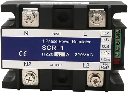 60A SCR-60A Single-Phase Voltage Regulator Power Controller Module 0-10V 4-20mA 1-5V in Kuwait