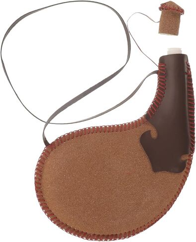Amosfun Bota Wine Bag جلد صناعي وبلاستيك نبيذ بوتا حقيبة مياه كانتين قارورة زجاجة مياه مع حزام كتف للسفر والتخييم والمشي لمسافات طويلة 31.00 × 19.50 × 2.50 سم in Kuwait
