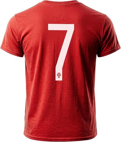 Official Licensed Portugal National Team Soccer T-Shirt | Adult Sizes | #7 on Back in Kuwait