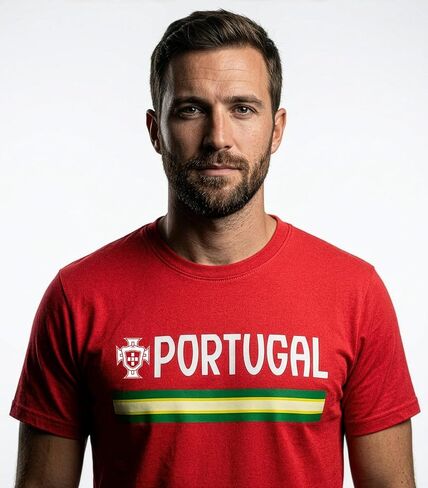Official Licensed Portugal National Team Soccer T-Shirt | Adult Sizes | #7 on Back in Kuwait