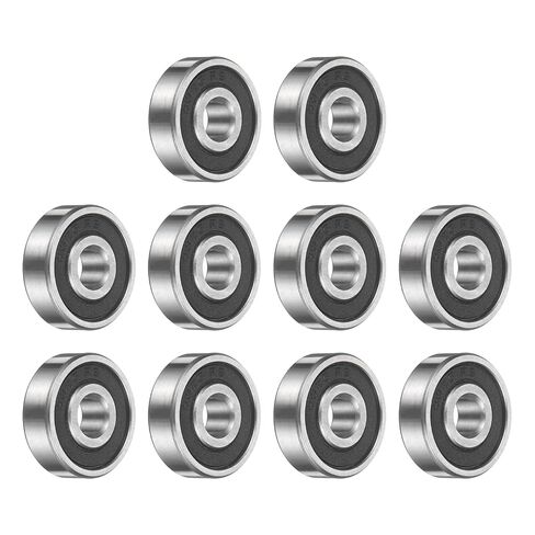 uxcell 4Pcs S6802-2RS Deep Groove Ball Bearing, 15 x 24 x 5mm 440 Stainless Steel Double Shielded Ball Bearings for Printers, Skateboard, Mower, Electric Motor in Kuwait