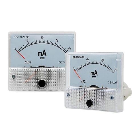 85C1 مللي أمبير مؤشر متر 1mA 5mA 10mA 20mA 30mA 50mA 100mA 150mA 200mA 300mA 500mA 1000mA لوحة متر مقياس التيار الكهربائي (DC 30mA) in Kuwait