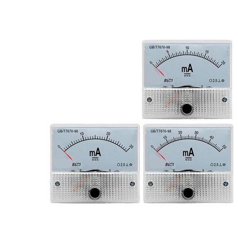 85C1 مللي أمبير مؤشر متر 1mA 5mA 10mA 20mA 30mA 50mA 100mA 150mA 200mA 300mA 500mA 1000mA لوحة متر مقياس التيار الكهربائي (DC 30mA) in Kuwait