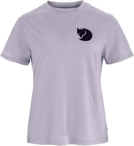 Fjällräven Fox Boxy Logo Tee Women's T-Shirt - Soft Cotton Fabric, Relaxed Boxy Fit, Fox Graphic - Hiking, Travel in Kuwait