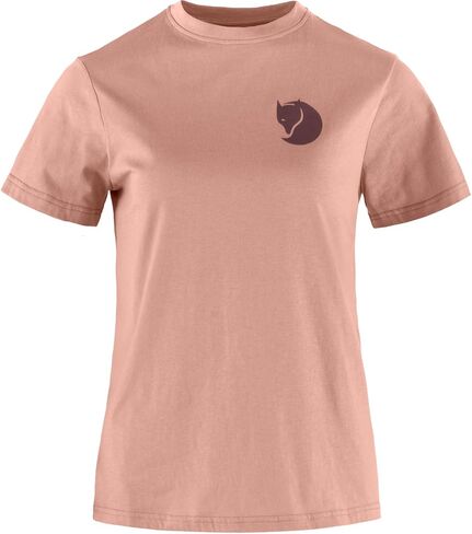 Fjällräven Fox Boxy Logo Tee Women's T-Shirt - Soft Cotton Fabric, Relaxed Boxy Fit, Fox Graphic - Hiking, Travel in Kuwait
