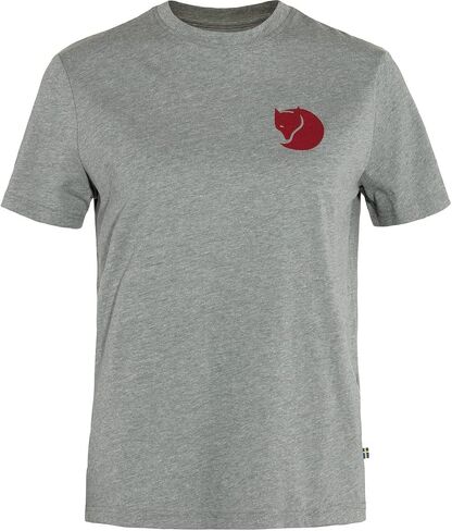Fjällräven Fox Boxy Logo Tee Women's T-Shirt - Soft Cotton Fabric, Relaxed Boxy Fit, Fox Graphic - Hiking, Travel in Kuwait