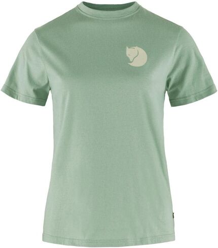 Fjällräven Fox Boxy Logo Tee Women's T-Shirt - Soft Cotton Fabric, Relaxed Boxy Fit, Fox Graphic - Hiking, Travel in Kuwait