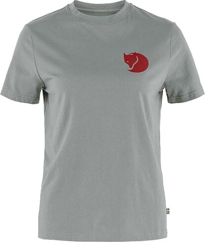 Fjällräven Fox Boxy Logo Tee Women's T-Shirt - Soft Cotton Fabric, Relaxed Boxy Fit, Fox Graphic - Hiking, Travel in Kuwait